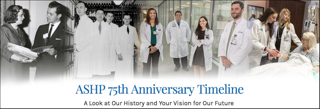 ASHP 75th Anniversary Timeline Image