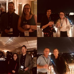 Four views of the Reception on the Terrace at APhA Headquarters. (Photos courtesy of Naomi Rendina)