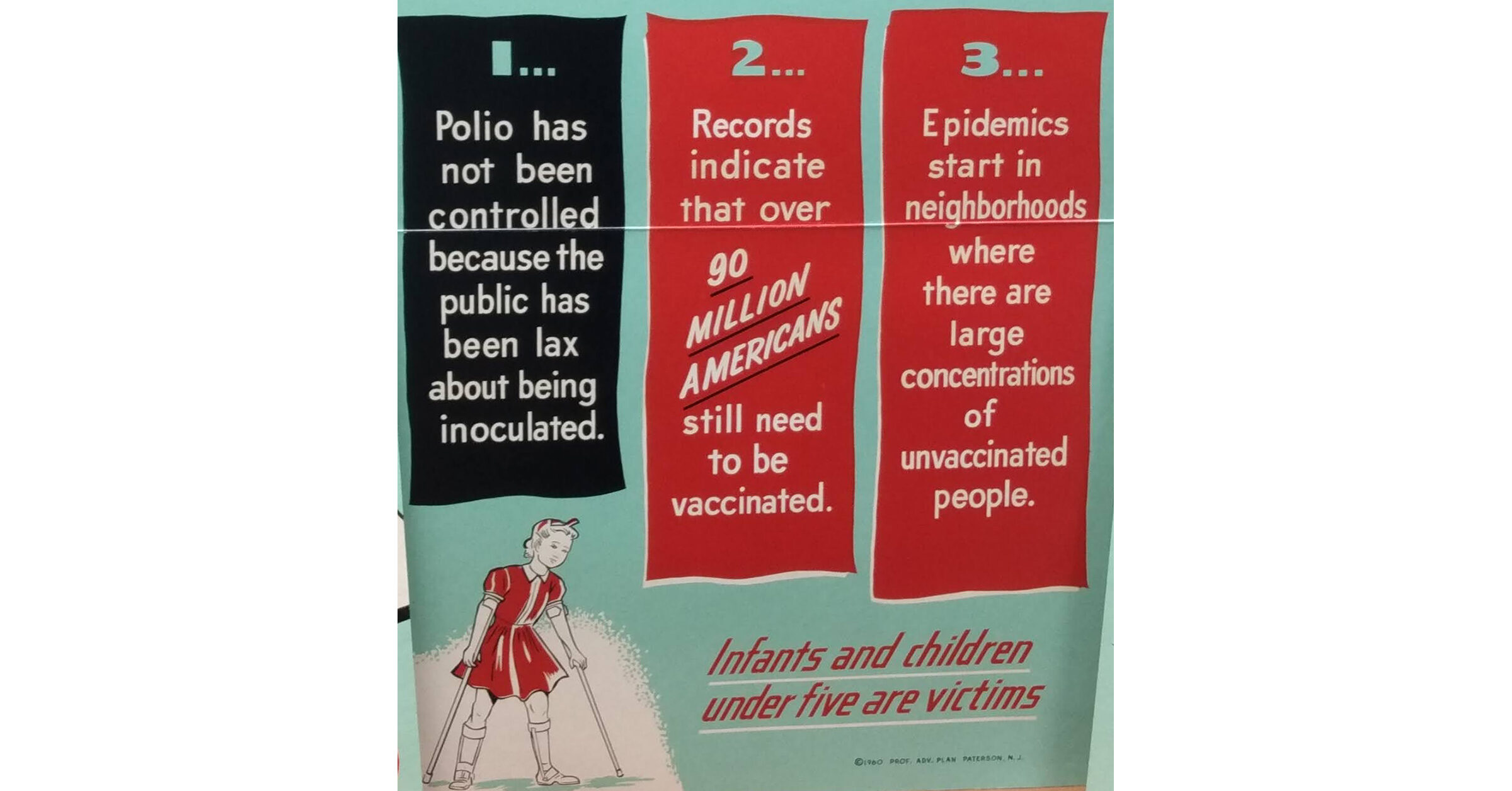 Pinchak Poster 1960 Polio Report